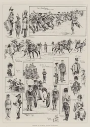 Sketches at the Royal Military Tournament